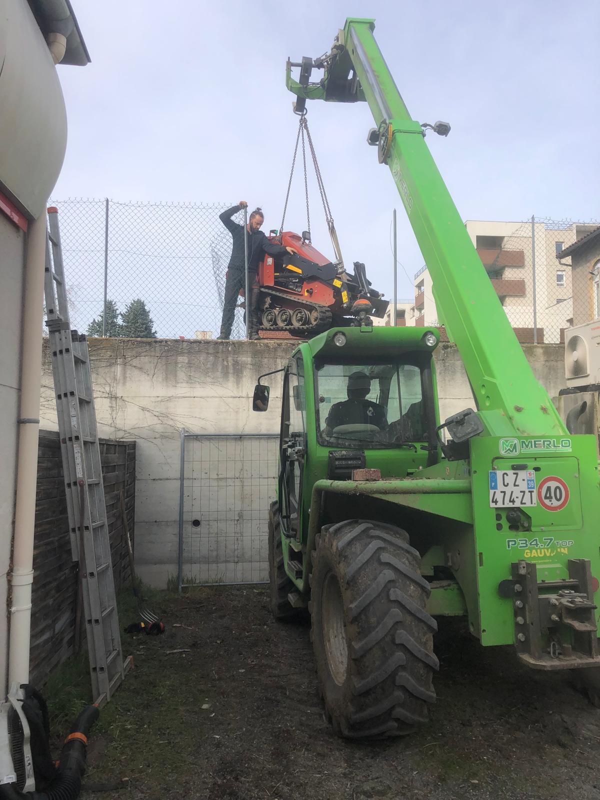 Suppression d'arbre dépérissant dans l'enceinte d'un établissement scolaire